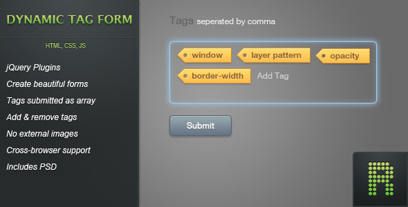 CodeCanyon Dynamic Tag Form - Rip 482498 CodeCanyon Dynamic Tag Form - Rip 482498