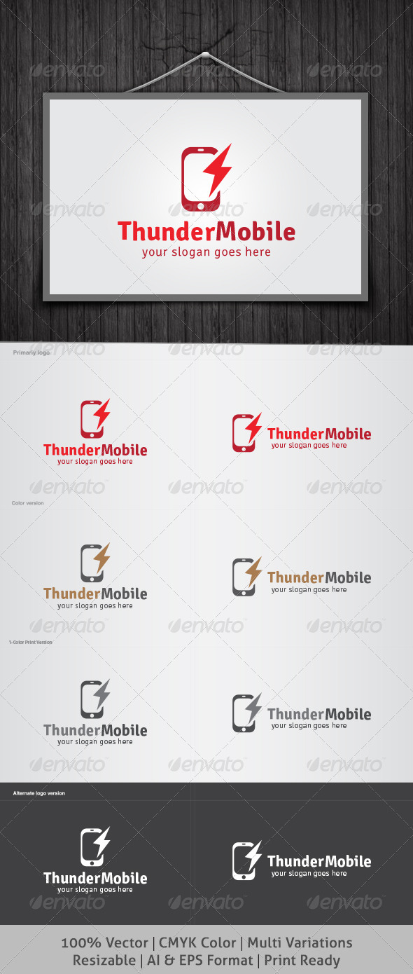 Electrical Thunder Logos Free Download » Dondrup.com
