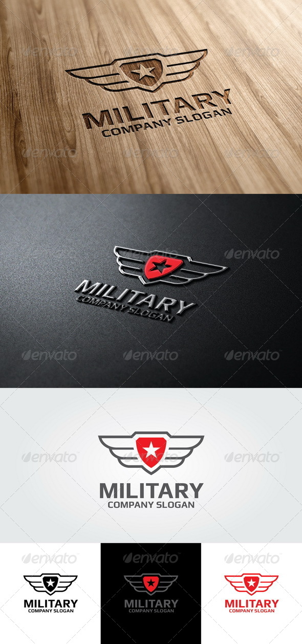 GraphicRiver Military Logo 4638640