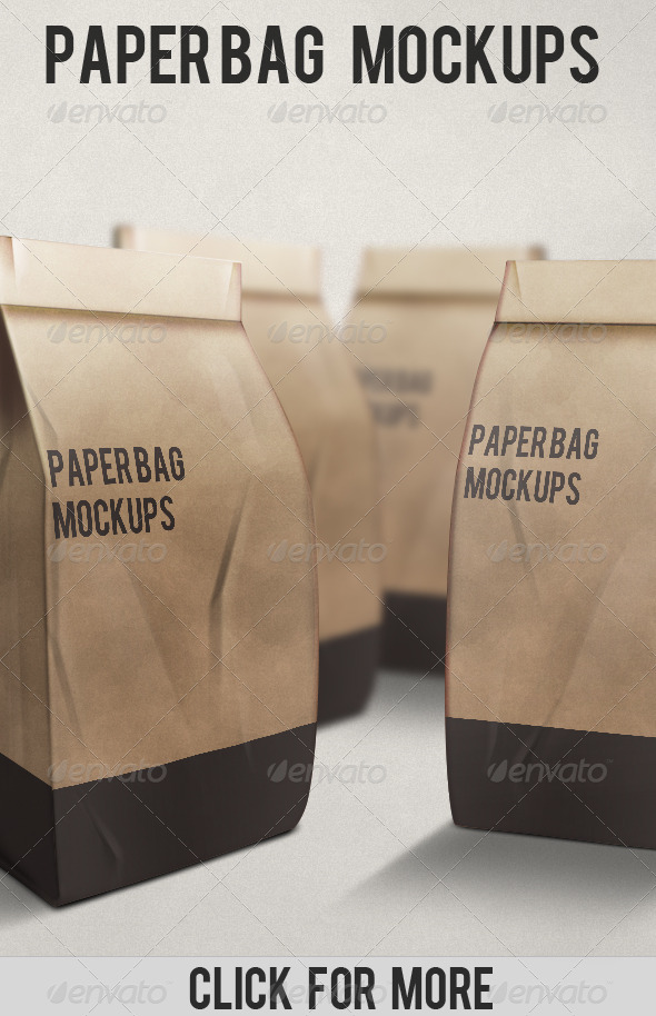 GraphicRiver Paper Bag Mockups 485314 GraphicRiver Paper Bag Mockups 485314