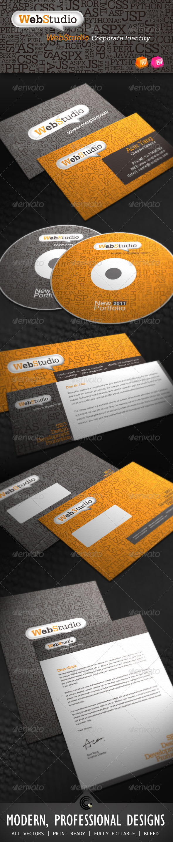 GraphicRiver Web Studio Corporate Identity 494979 GraphicRiver Web Studio Corporate Identity 494979