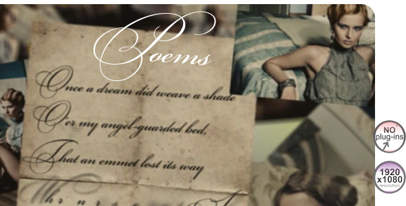 After Effects Project - VideoHive Poems 496469 After Effects Project - VideoHive Poems 496469