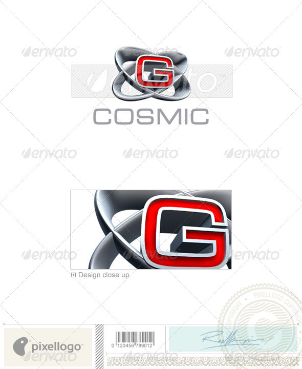 GraphicRiver G Logo 3D-348-G 496574 GraphicRiver G Logo 3D-348-G 496574
