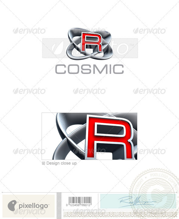 GraphicRiver R Logo 3D-348-R 496586 GraphicRiver R Logo 3D-348-R 496586