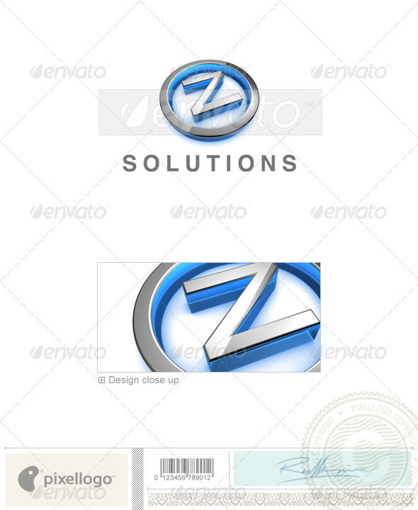GraphicRiver Z Logo 3D-683-Z 496680 GraphicRiver Z Logo 3D-683-Z 496680