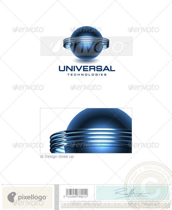GraphicRiver Communications Logo 3D-130 496789 GraphicRiver Communications Logo 3D-130 496789