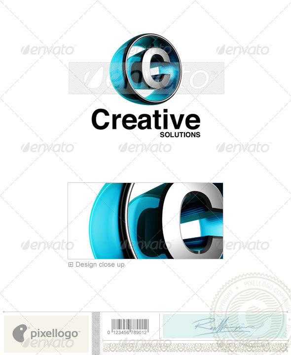 GraphicRiver C Logo 3D-438-C 496839 GraphicRiver C Logo 3D-438-C 496839