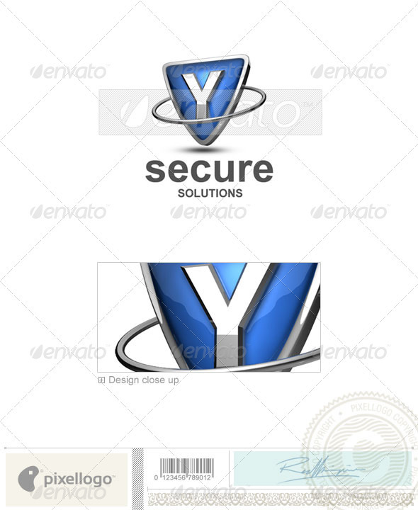 GraphicRiver Y Logo 3D-285-Y 496842 GraphicRiver Y Logo 3D-285-Y 496842