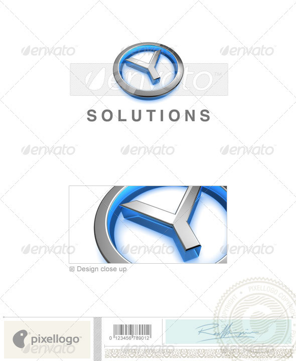 GraphicRiver Y Logo 3D-683-Y 496875 GraphicRiver Y Logo 3D-683-Y 496875