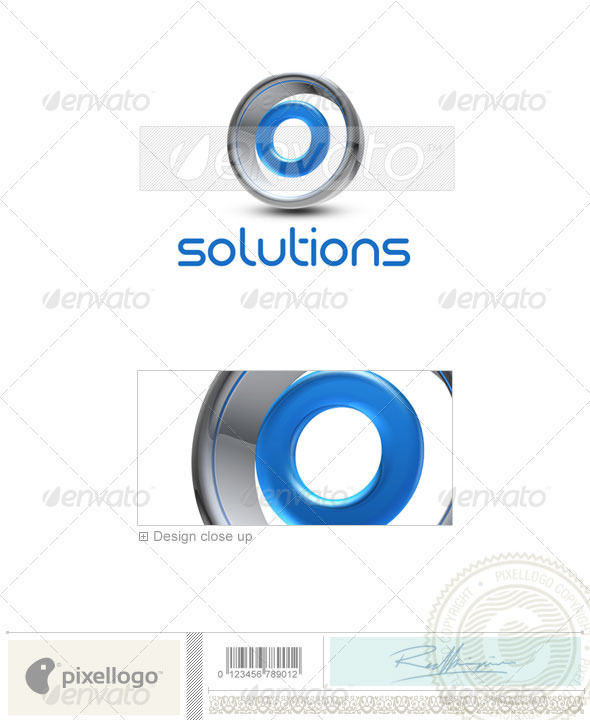 GraphicRiver O Logo 3D-288-O 497037 GraphicRiver O Logo 3D-288-O 497037