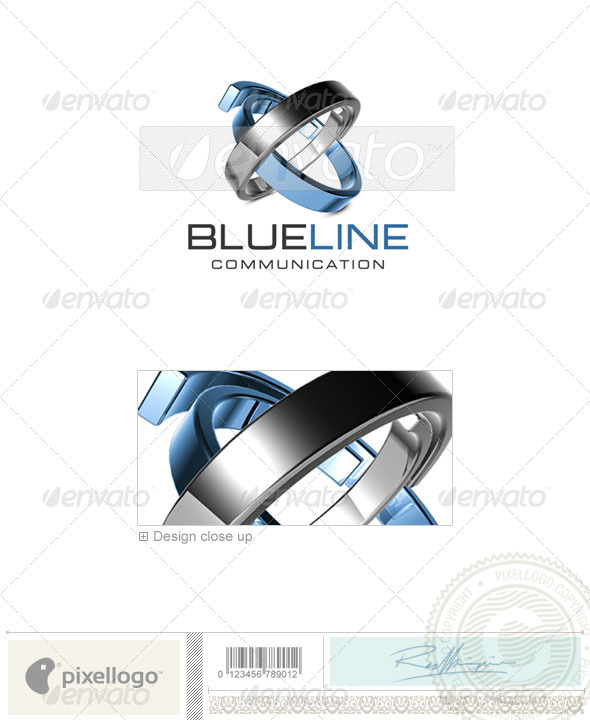 GraphicRiver Communications Logo 3D-435 497038 GraphicRiver Communications Logo 3D-435 497038