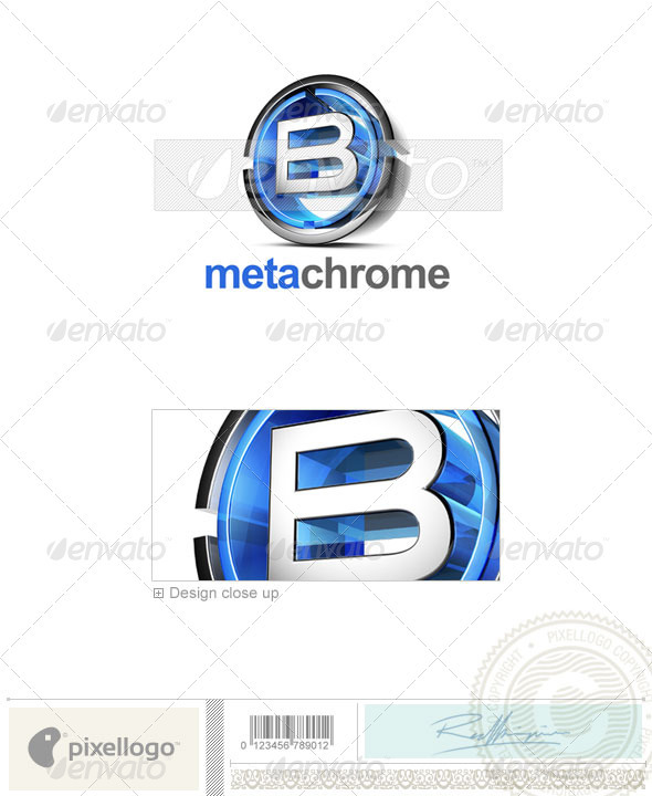 GraphicRiver B Logo 3D-476-B 497081 GraphicRiver B Logo 3D-476-B 497081