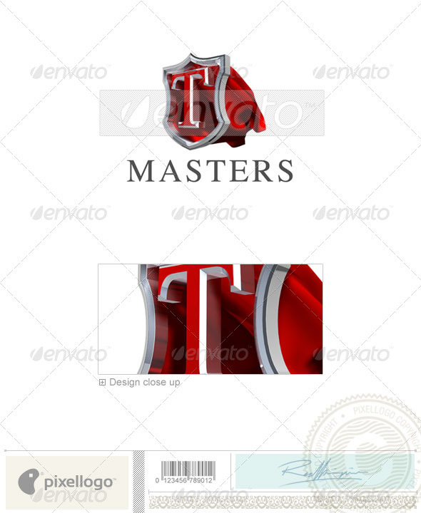 GraphicRiver T Logo 3D-259-T 497118 GraphicRiver T Logo 3D-259-T 497118