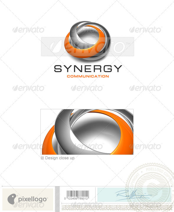 GraphicRiver Communications Logo 3D-429 497120 GraphicRiver Communications Logo 3D-429 497120