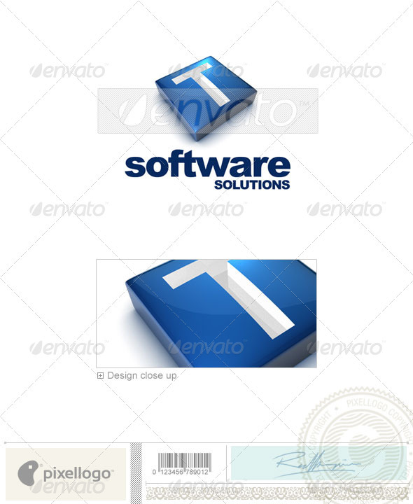 GraphicRiver T Logo 3D-644-T 497224 GraphicRiver T Logo 3D-644-T 497224