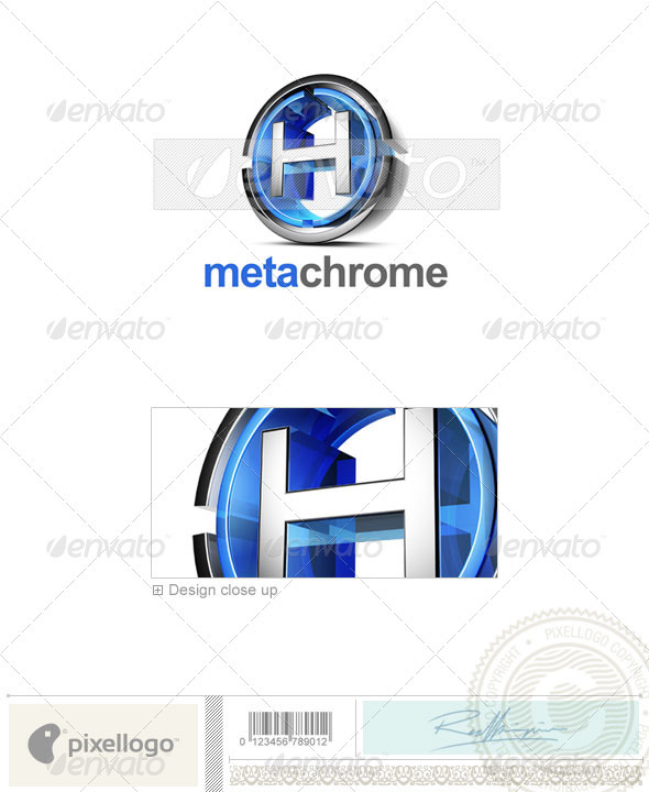 GraphicRiver H Logo 3D-476-H 497278 GraphicRiver H Logo 3D-476-H 497278