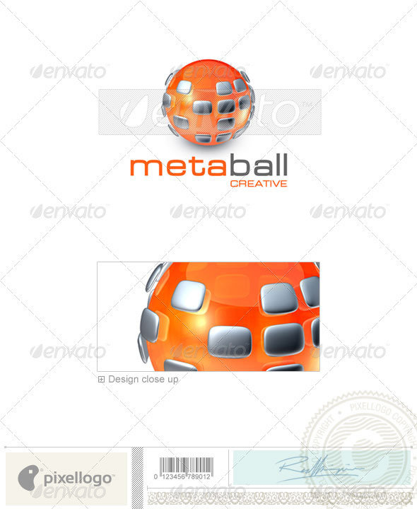 GraphicRiver Communications Logo 3D-355 497383 GraphicRiver Communications Logo 3D-355 497383