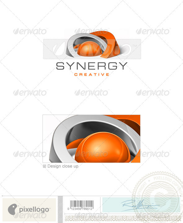 GraphicRiver Communications Logo 3D-257 497475 GraphicRiver Communications Logo 3D-257 497475