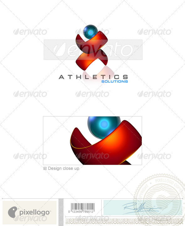 GraphicRiver Activities & Leisure Logo 3D-99 497534 GraphicRiver Activities & Leisure Logo 3D-99 497534