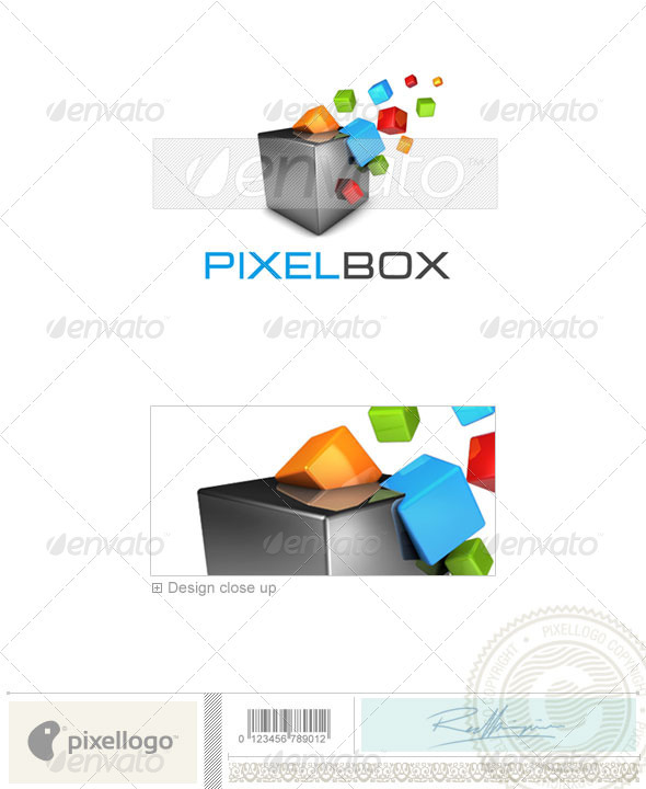GraphicRiver Print & Design Logo 3D-373 497632 GraphicRiver Print & Design Logo 3D-373 497632