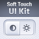 Soft Touch UI Kit Soft Touch UI Kit - GraphicRiver Item for Sale