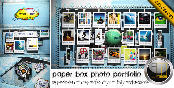 After Effects Project - VideoHive Paper Box Photo Portfolio Profile 494680 After Effects Project - VideoHive Paper Box Photo Portfolio Profile 494680