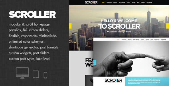 Scroller - Parallax, Scroll & Responsive Theme - Photography Creative