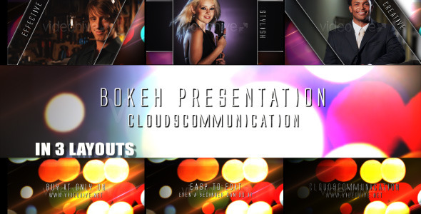 After Effects Project - VideoHive Bokeh Presentation Pack 3 Layouts 503254 After Effects Project - VideoHive Bokeh Presentation Pack 3 Layouts 503254