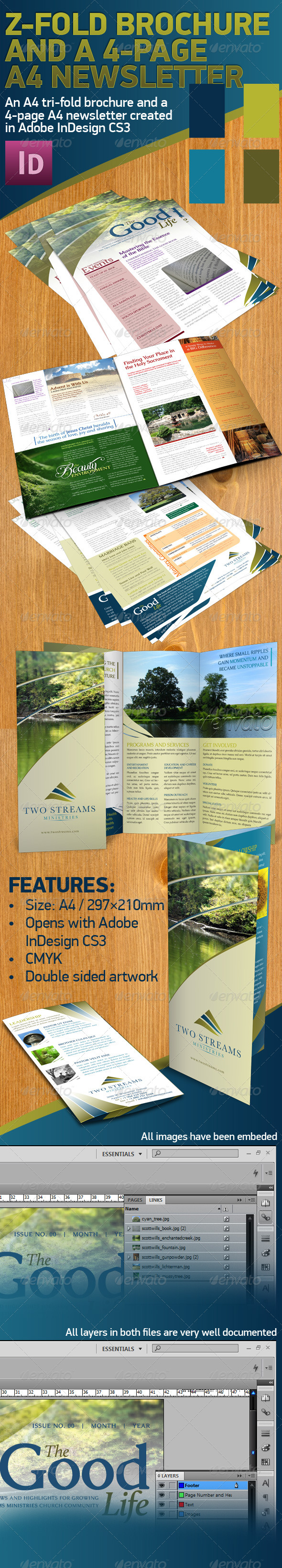 GraphicRiver Tri-fold A4 Brochure and a 4-page A4 Newsletter 507454 GraphicRiver Tri-fold A4 Brochure and a 4-page A4 Newsletter 507454
