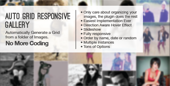 Download full version of Auto Grid Responsive Gallery (PHP Version) for free without surveys.