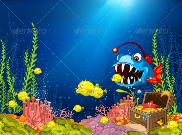 Photoshop Cartoon Ocean » Dondrup.com