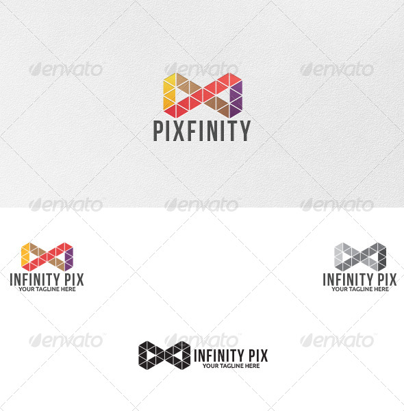 GraphicRiver Infinity Pixels Logo Template 5040657