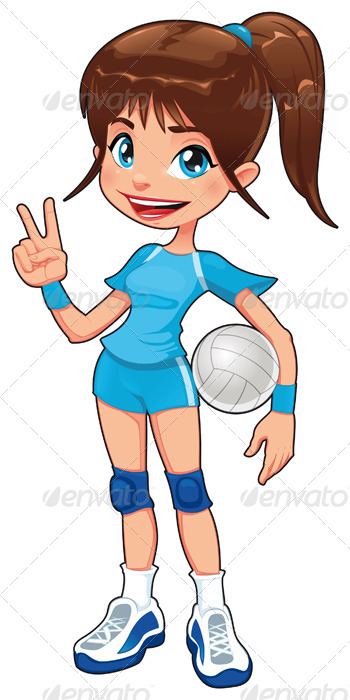 Graphic River Young volleyball player. Vectors - Conceptual Sports/Activity 519733 Graphic River Young volleyball player. Vectors - Conceptual Sports/Activity 519733