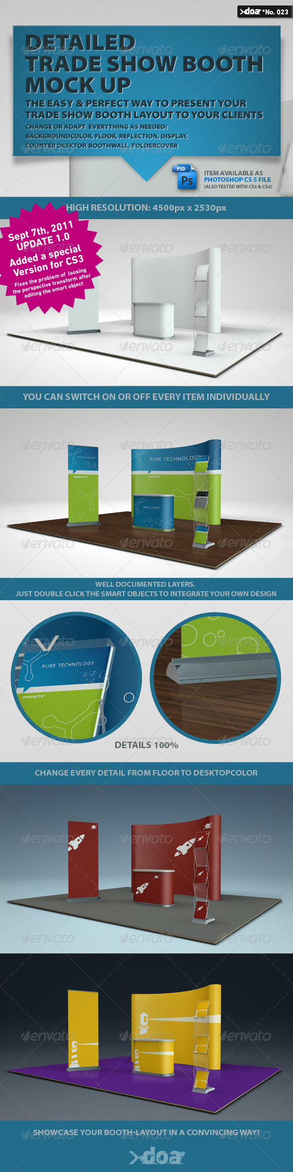 Download Stock Graphic - GraphicRiver Trade Show Boot Mock-up ...