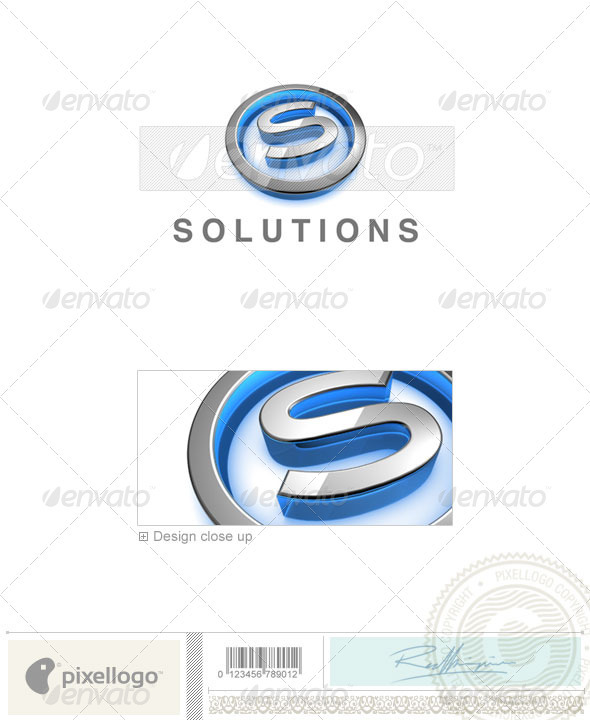 GraphicRiver S Logo 3D-683-S 524622 GraphicRiver S Logo 3D-683-S 524622