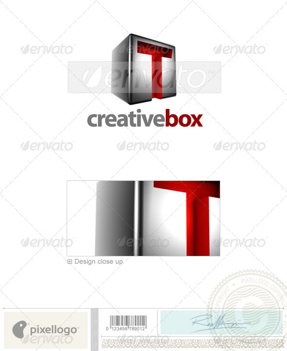 GraphicRiver T Logo 3D-554-T 526492 GraphicRiver T Logo 3D-554-T 526492