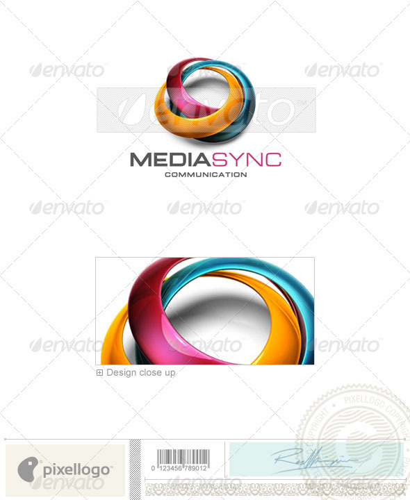 GraphicRiver Communications Logo 3D-539 526533 GraphicRiver Communications Logo 3D-539 526533