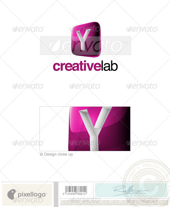 GraphicRiver Y Logo 3D-687-Y 526537 GraphicRiver Y Logo 3D-687-Y 526537