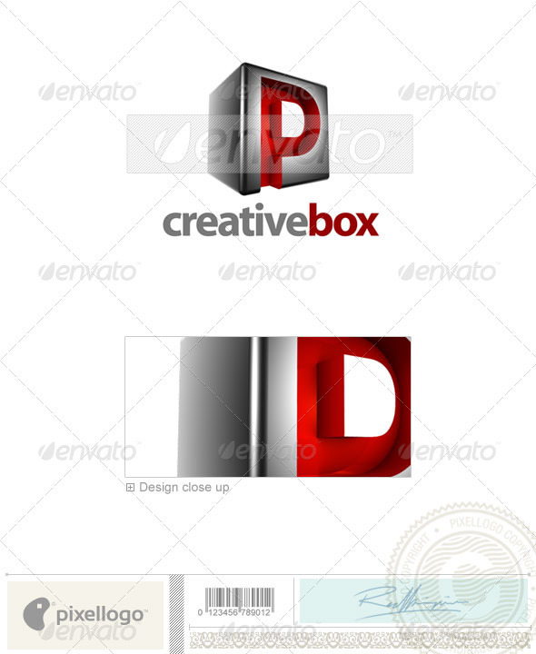 GraphicRiver P Logo 3D-554-P 526574 GraphicRiver P Logo 3D-554-P 526574