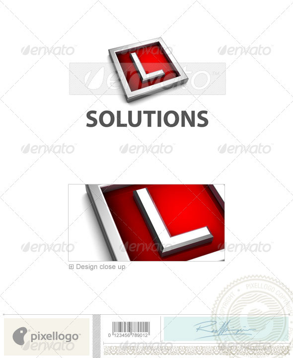 GraphicRiver L Logo 3D-549-L 526580 GraphicRiver L Logo 3D-549-L 526580