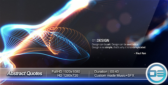 After Effects Project - VideoHive Abstract Quotes 526818 After Effects Project - VideoHive Abstract Quotes 526818