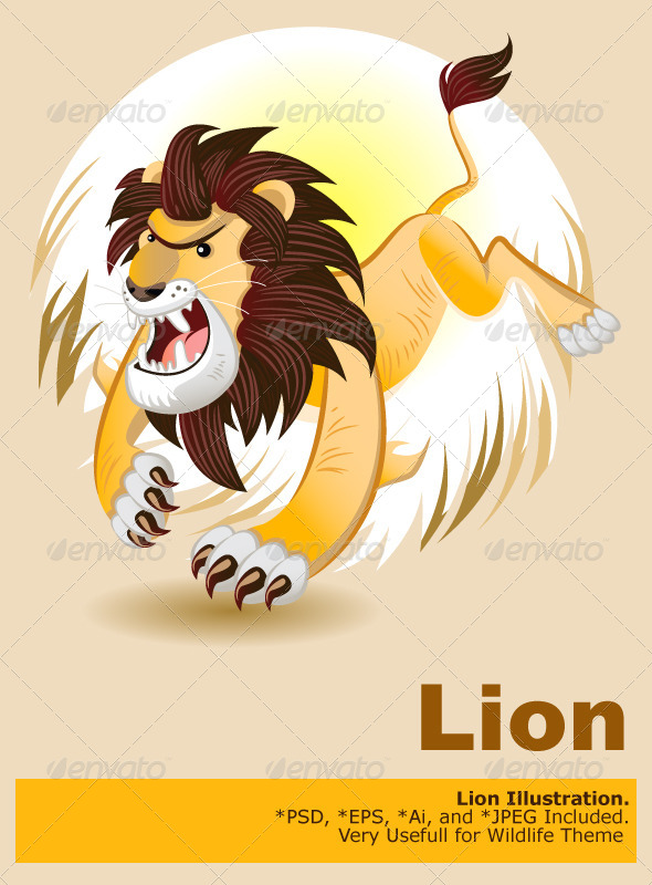 GraphicRiver Lion King of Beast 5182079