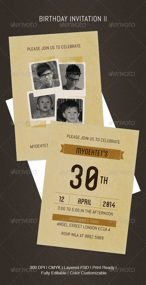 Contoh Kata Invitation Card Birthday Card »