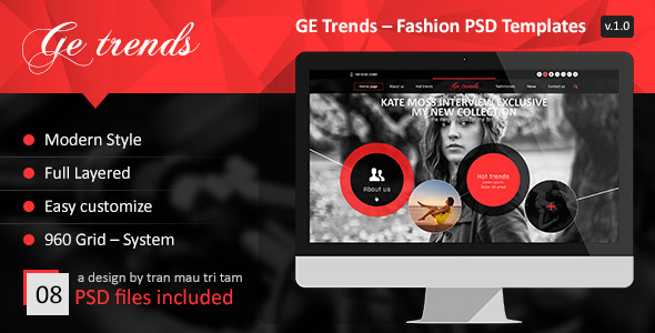 GE Trends – Fashion PSD Templates - Fashion Retail