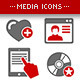 Media & Marketing Icons Set Media & Marketing Icons Set - GraphicRiver Item for Sale