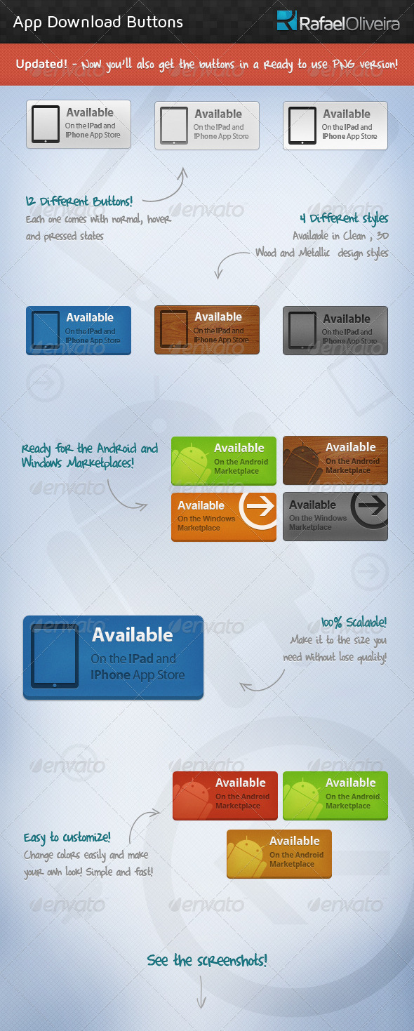 GraphicRiver App Download Buttons 528866 GraphicRiver App Download Buttons 528866