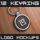 4x3 Logo key ring mockups 4x3 Logo key ring mockups - GraphicRiver Item for Sale