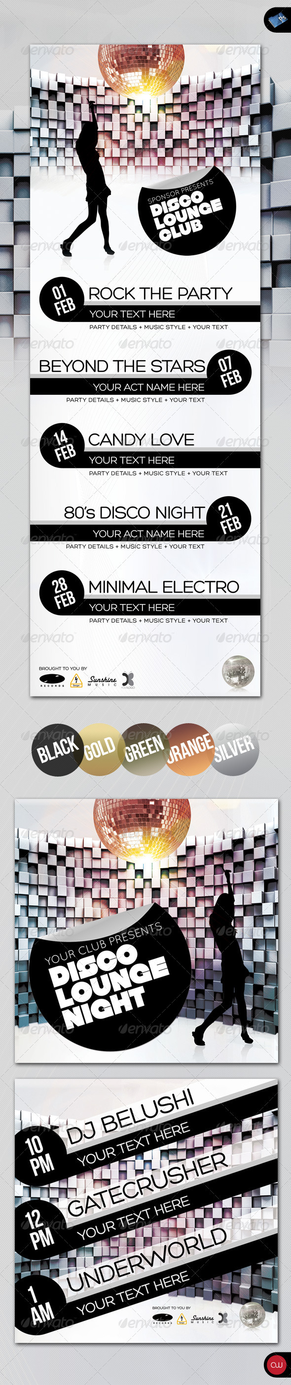 GraphicRiver Music & Event Flyer Disco Lounge Club 159442 GraphicRiver Music & Event Flyer Disco Lounge Club 159442