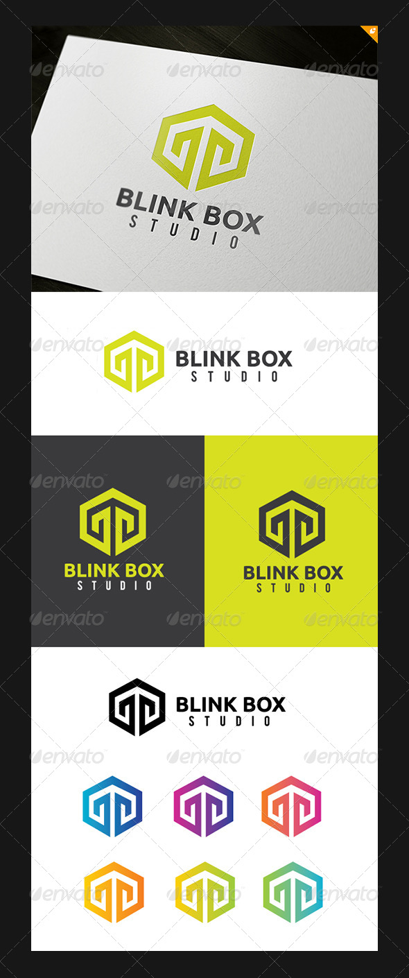 GraphicRiver Blink Box Studio Logo 5300022