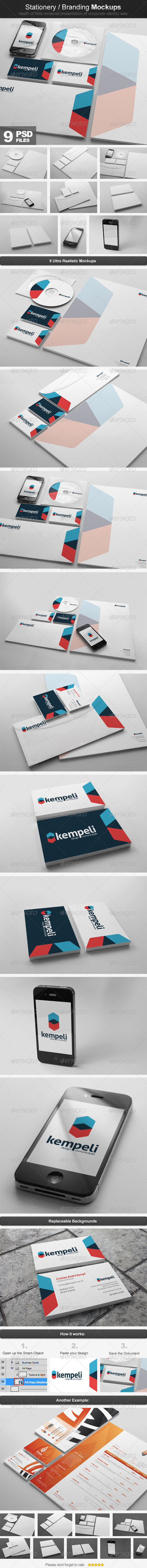 Download Free Stationery Mockups Illustrator » Tinkytyler.org ...